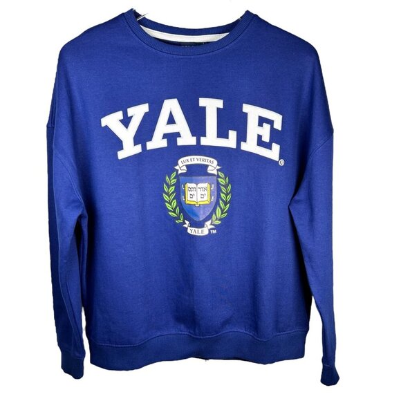 Yale Sweatshirt Blue Casual Size 8 Pullover College - Picture 1 of 5